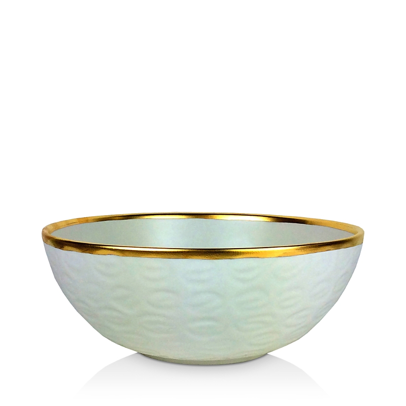 Michael Wainwright Truro Gold Small Bowl In White/gold