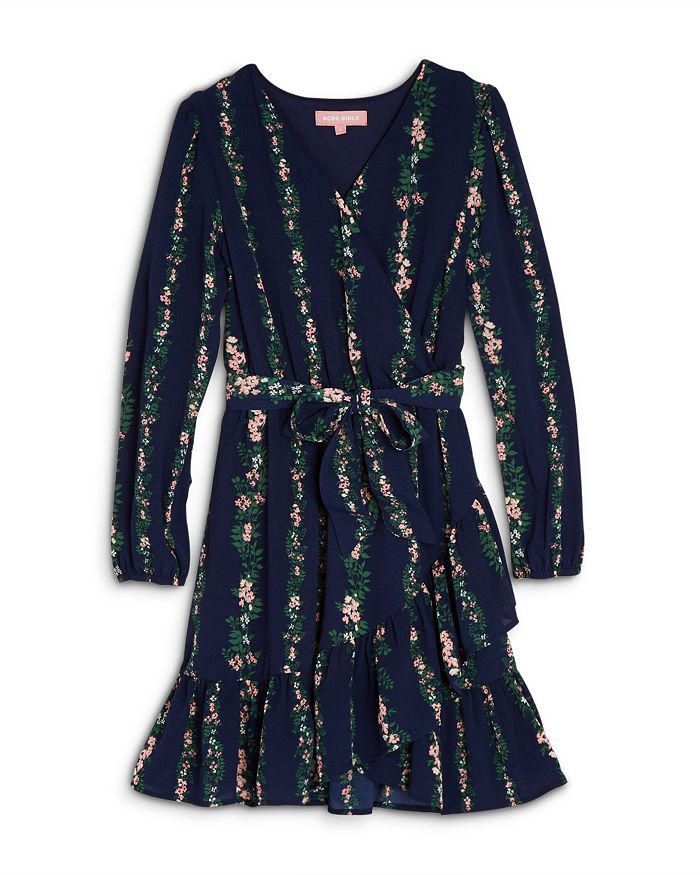 Bcbg faux wrap shop robe dress