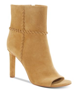 vince camuto pamma suede block heel booties