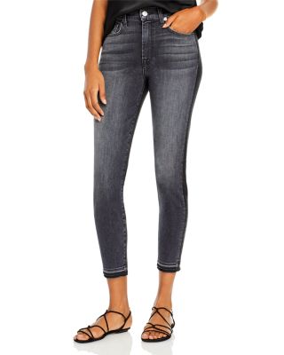 7 for all mankind coated ankle skinny jeans