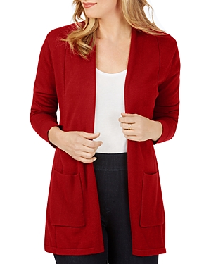 FOXCROFT BETHANIE OPEN FRONT CARDIGAN,187110