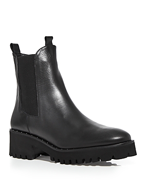 Shop Freda Salvador Women's Brooke Waterproof Chelsea Boots In Black Calf