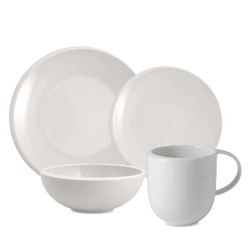 Villeroy & Boch New Moon 4 Piece Place Setting In White