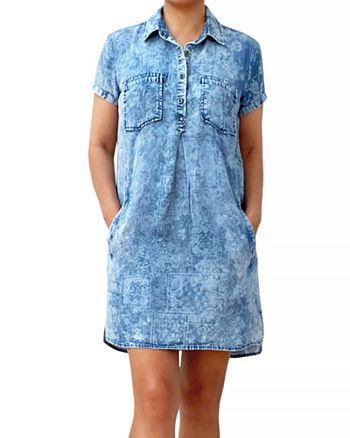 Billy T Tonal Bandana Print Shirt Dress | Bloomingdale's