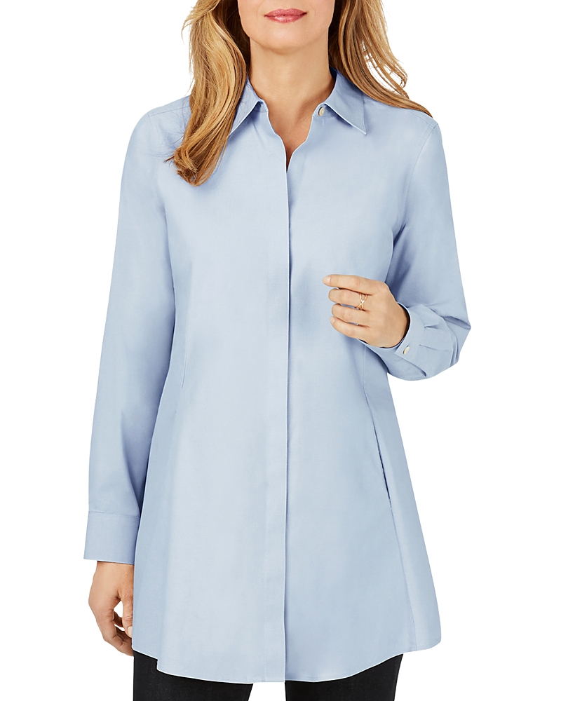 Foxcroft Cici Cotton Non-Iron Tunic Shirt