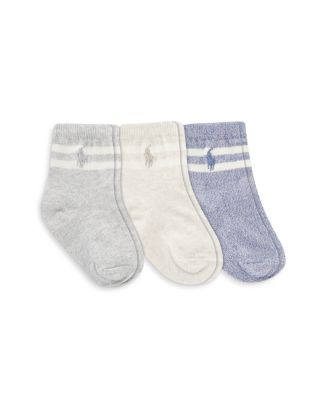 Ralph Lauren Ralp Lauren Pepper Striped Socks, 3 Pack - Baby ...