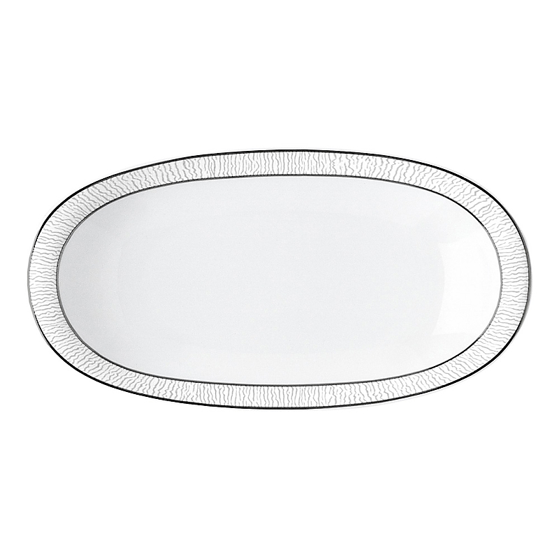 Shop Bernardaud Dune Relish Dish In White