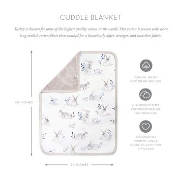 Oilo - Studio Cottontail Jersey Cuddle Blanket