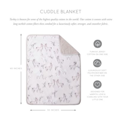 Llama Jersey Cuddle Blanket