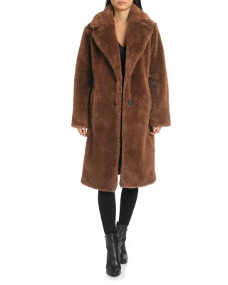 Avec sale Des Filles faux fur coat M