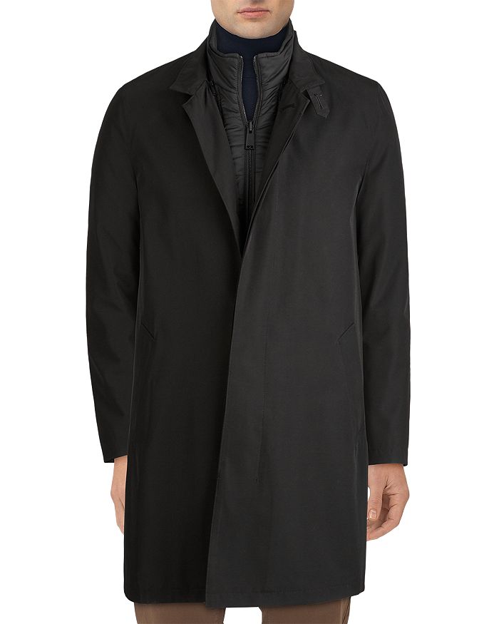 Cole Haan Dryhand 3-in-1 Regular Fit Raincoat In Black