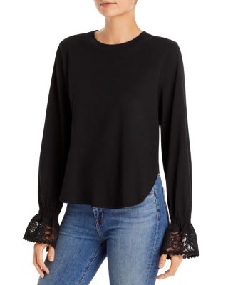 See by Chloé Embellished Long Sleeve Top | Bloomingdale's