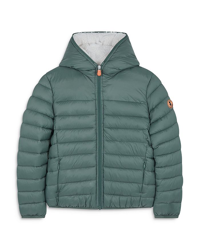 Save The Duck Boys' Hooded Jacket - Little Kid, Big Kid In Thyme