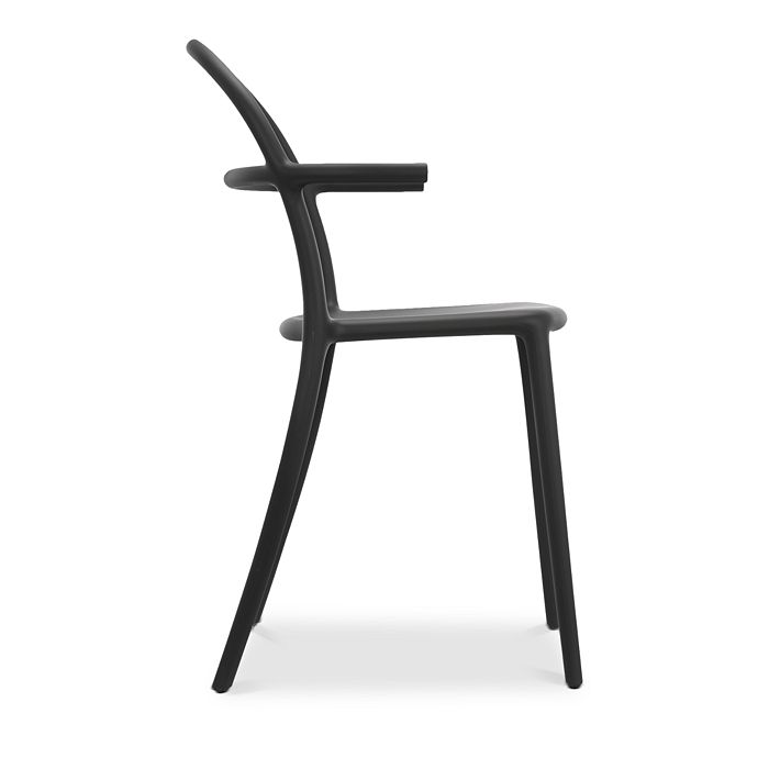 Shop Kartell Generic C Chair, Set Of 2 In Matte Black