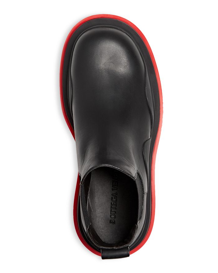 BOTTEGA VENETA MEN'S PLATFORM CHELSEA BOOTS