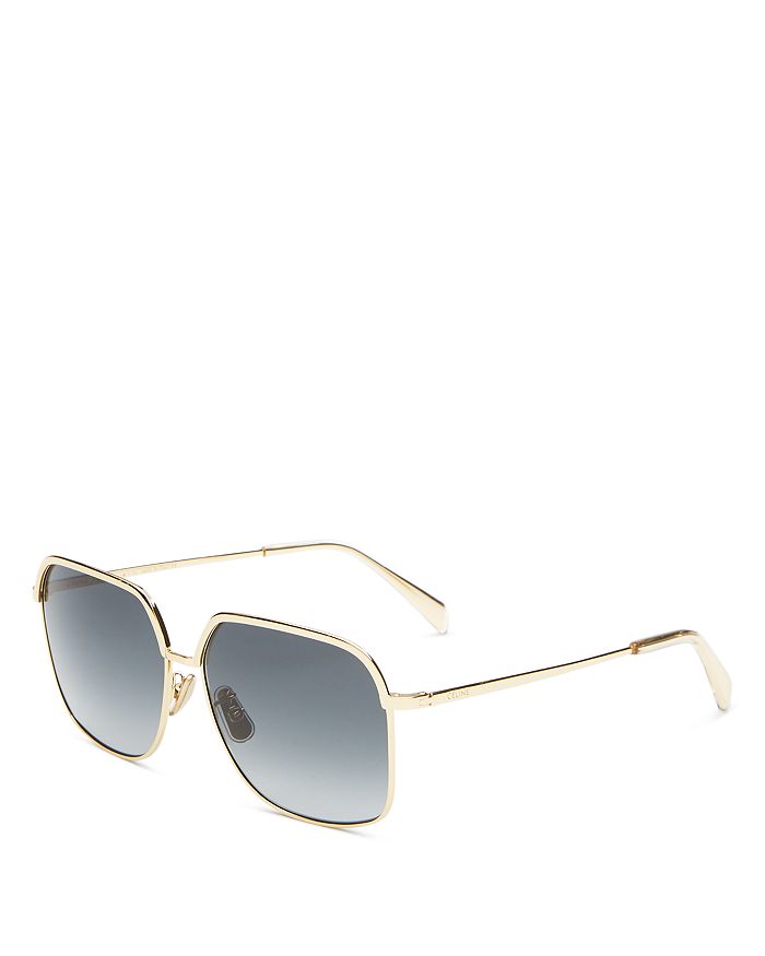 CELINE Square Sunglasses 56mm Bloomingdale s