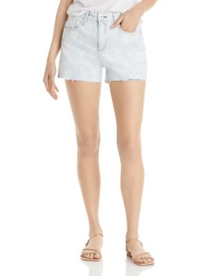 raw hem jean shorts