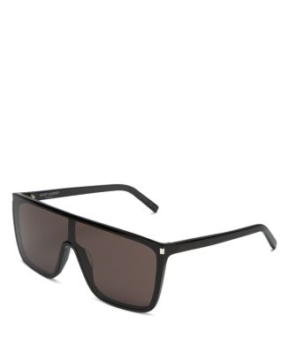 SAINT LAURENT SL MASK ACE Shield Sunglasses, 99mm | Bloomingdale's