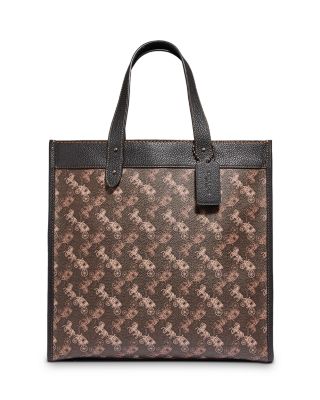 COACH - Field Small Signature Print Tote