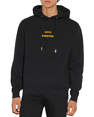 Sandro COTTON LOVE FOREVER HOODIE