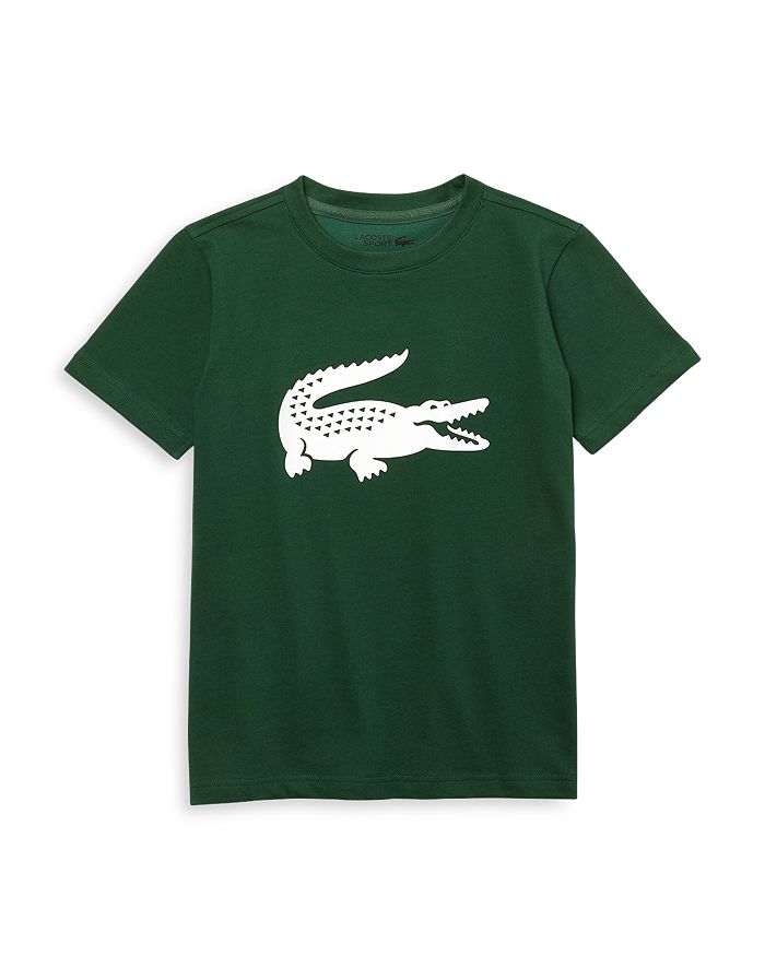 Lacoste Boys' Crocodile Logo Graphic Tee - Little Kid, Big Kid In Green