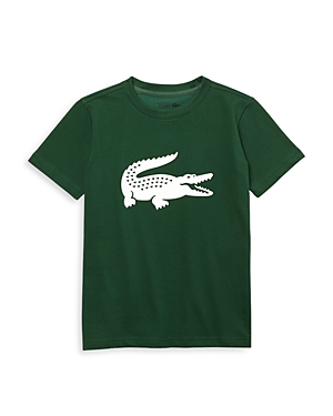 Lacoste Boys' Crocodile Logo Graphic Tee - Little Kid, Big Kid In Green