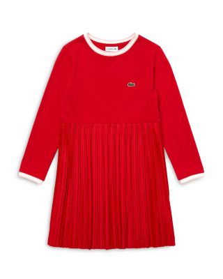 Lacoste - Girls' Pleated Dress - Little Kid, Big Kid