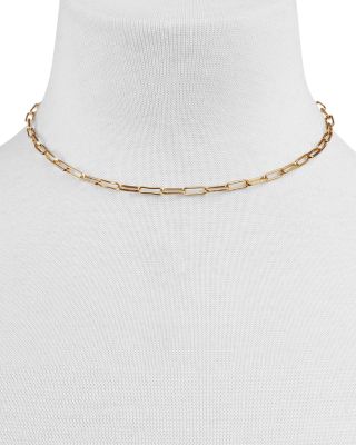Hera Link Choker Necklace, 13"-16"