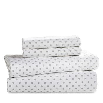 Karl Lagerfeld Paris Polka Dot Heart Cotton Sheet Set King Bloomingdale S