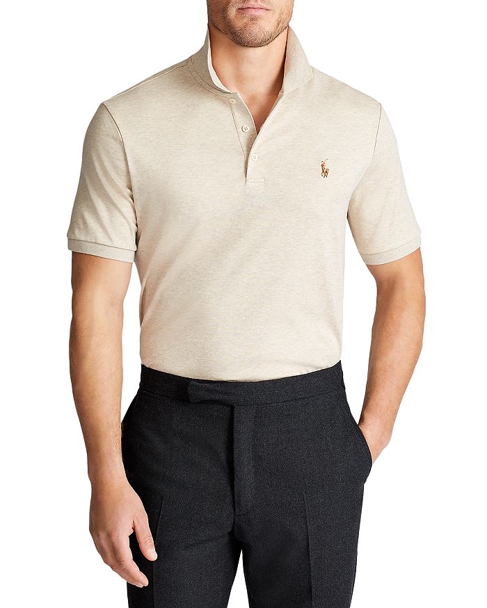 Polo Ralph Lauren Classic Fit Soft Cotton Polo Shirt In Expedition Dune Heather