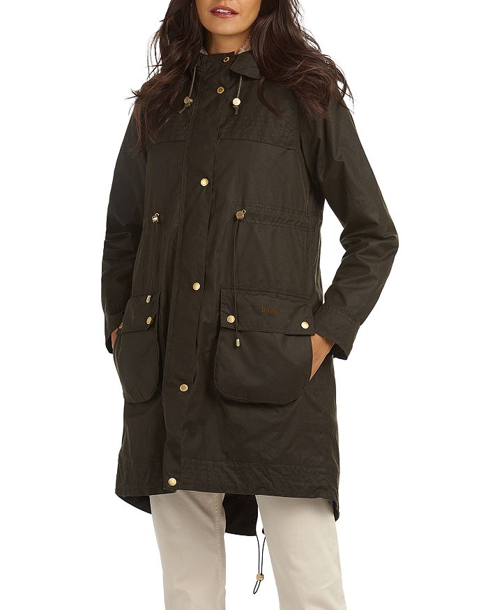 Waxed parka clearance