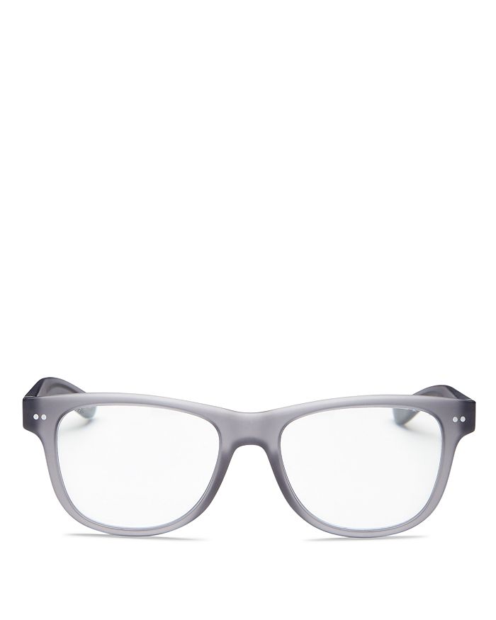 Look Optic Unisex Sullivan Square Blue Light Readers +2.0, 52mm In Gray/clear