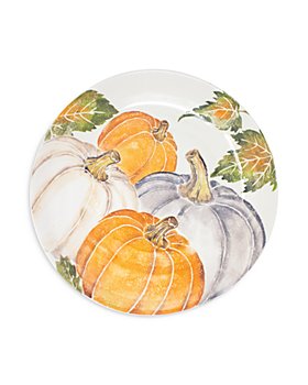 VIETRI - Pumpkins Large Serving Bowl with Assorted Pumpkins