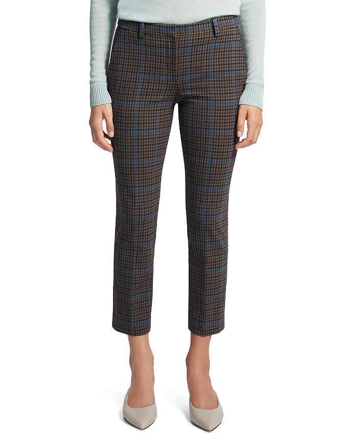 khaki plaid pants