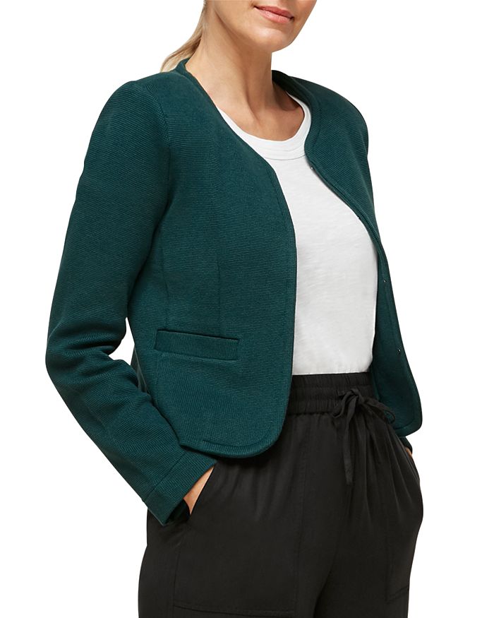 Whistles button front jersey jacket sales