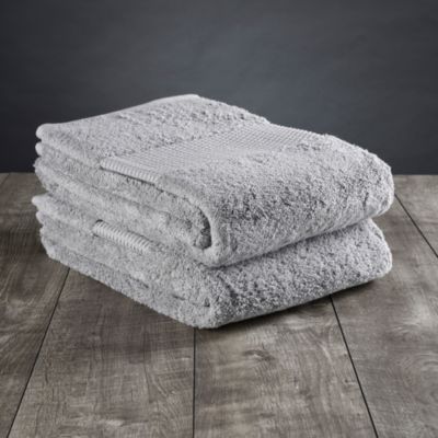 Organic Cotton Bath Towels, Set of 2