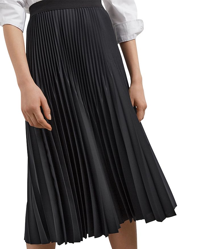 Gerard Darel Marzia Pleated Midi Skirt | Bloomingdale's