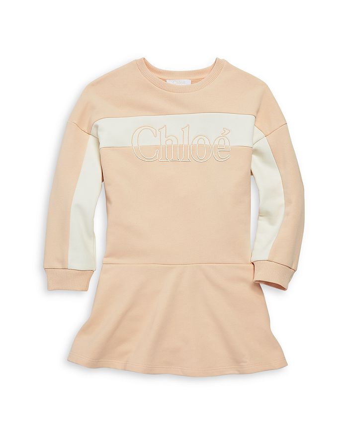 Chloé Girls' Logo Sweatshirt Dress - Little Kid, Big Kid | Bloomingdale's