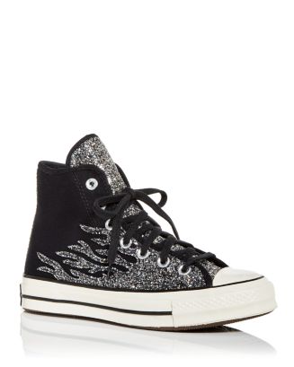 Converse Women's Chuck Taylor All 70 Glitter Flame High Top | Bloomingdale's