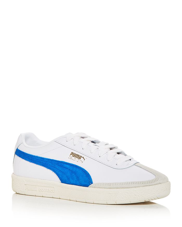 Puma Men's Oslo-city Og Low Top Sneakers In White/blue