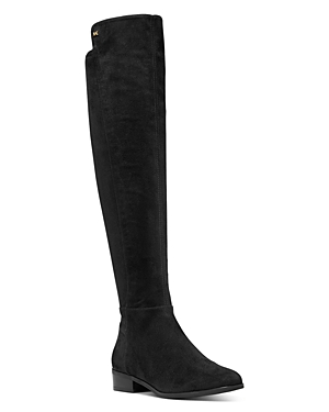 Michael Michael Kors Women's Bromley Leather & Stretch Tall Boots In Black Suede