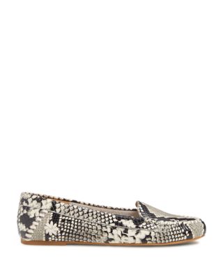 Women's Millie Snake Embossed Moccasin Flats