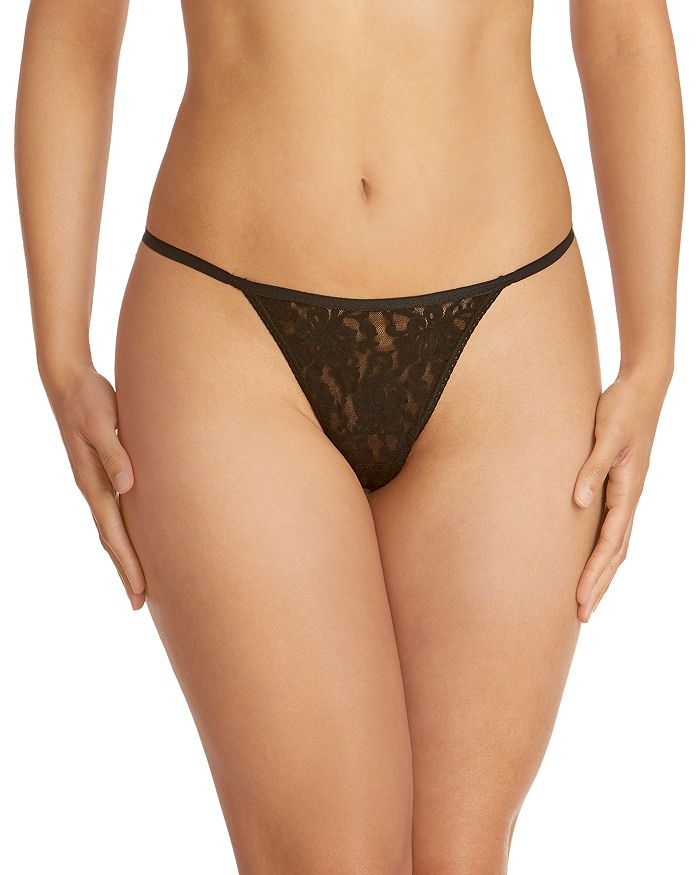 Shop Hanky Panky Signature Lace G String In Black