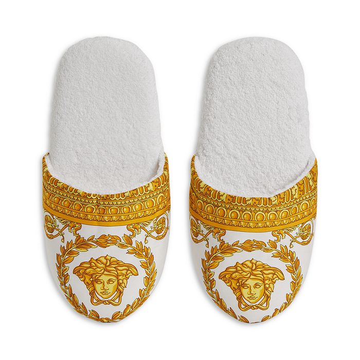 Versace I Heart Baroque Slippers | Bloomingdale's