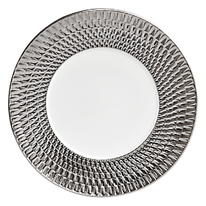 Bernardaud Twist Platinum Salad Plate - Exclusive In Black