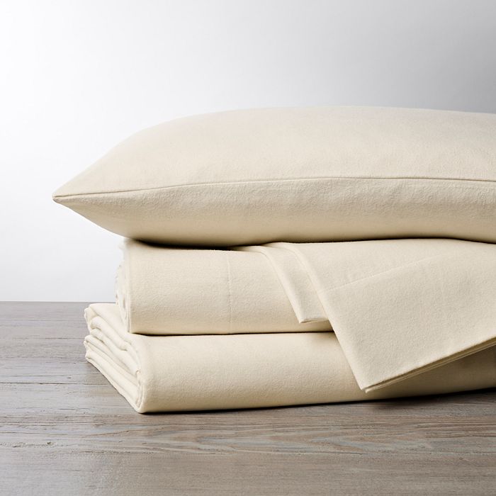 Coyuchi Cloud Brushed Organic Cotton Flannel Sheet Set, Queen