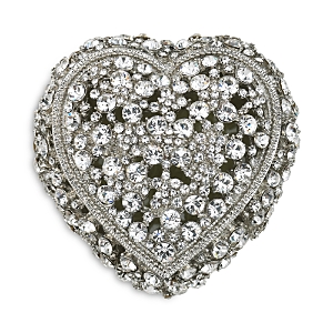 Olivia Riegel Princess Heart Box In Silver