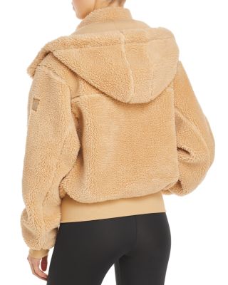 Alo Yoga Foxy Sherpa Jacket Camel Xs