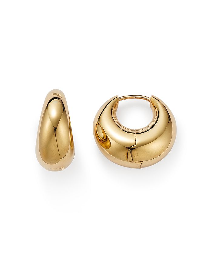 Alberto Amati 14k Yellow Gold Tapered Tube Hoop Earrings - 100% Exclusive