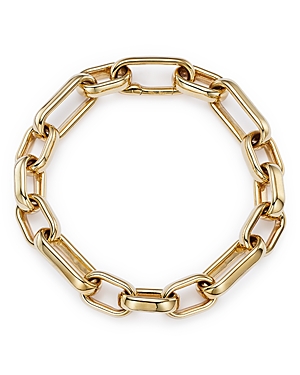 14K Yellow Gold Large & Small Link Chain Bracelet - 100% Exclusive